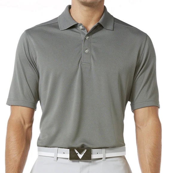 Callaway Men's Core Performance Polo - Grey Size Large - Picture 2 of 15